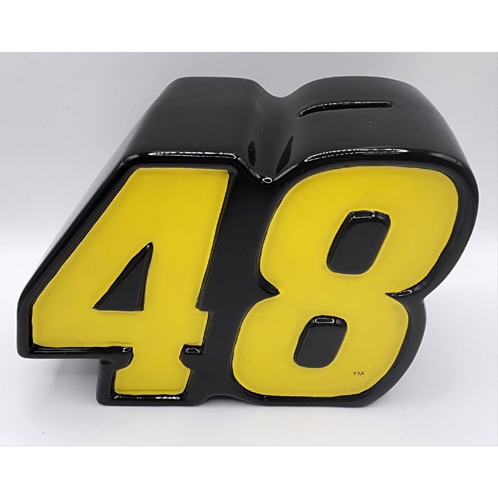 Jimmie Johnson -#48 NASCAR Ceramic #48 Bank No Box 2004 Very Nice‎